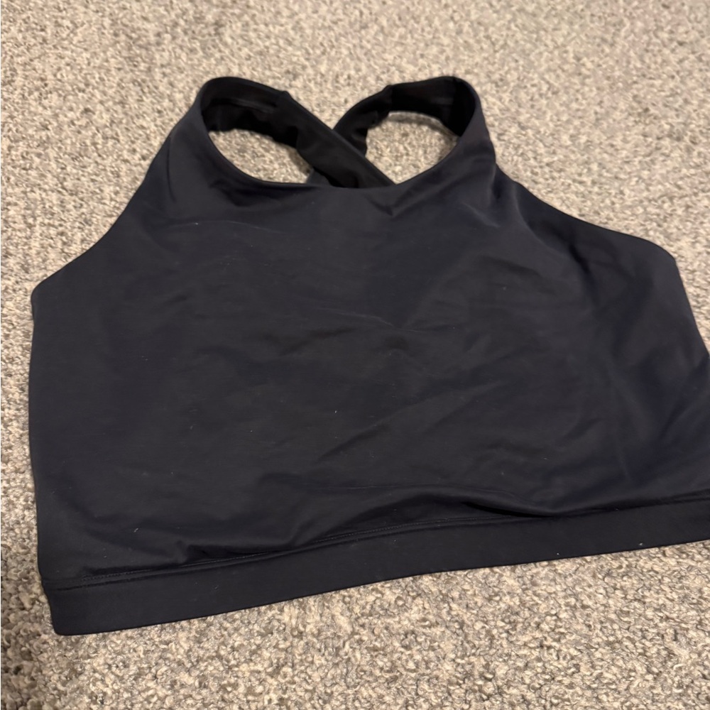 Black Women's Swim top - 34GG (UK size)